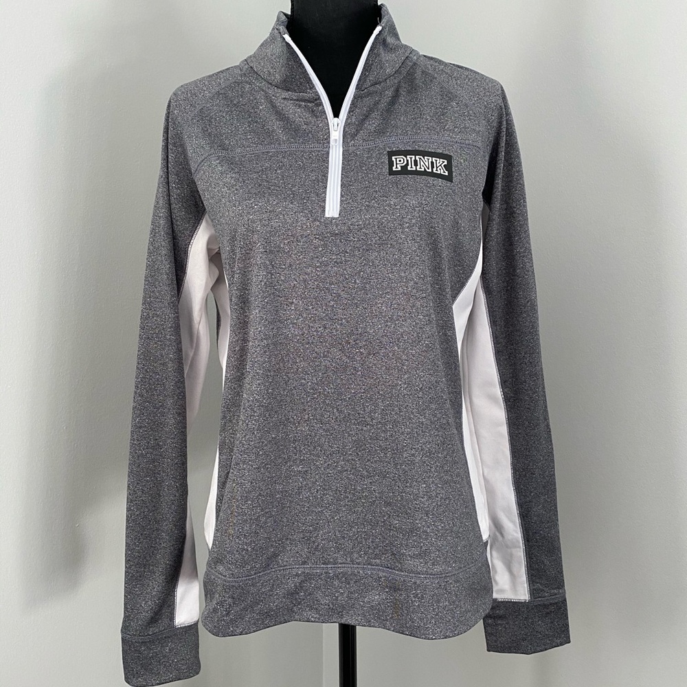 PINK Ultimate Pullover Quarter Zip Sweatshirt
